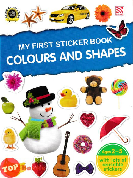 [TOPBOOKS Pelangi Kids] My First Sticker Book Colours And Shapes Ages 2-5 (2024)