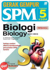 [TOPBOOKS Sasbadi] Gerak Gempur SPM Biologi Tingkatan 5 Dwibahasa KSSM (2025)