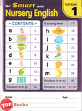 [TOPBOOKS Kohwai Kids] Get Smart With Nursery English With Stickers Textbook 1 KSPK