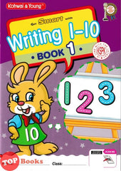 [TOPBOOKS Kohwai Kids] Get Smart With Writing 1-10 Boo 1 KSPK