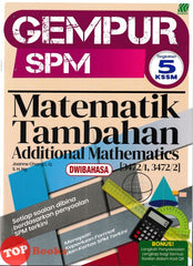 [TOPBOOKS Sasbadi] Gempur SPM Matematik Tambahan Tingkatan 5 KSSM Dwibahasa (2026)