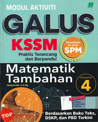 [TOPBOOKS Sasbadi] Modul Aktiviti Galus UASA Matematik Tambahan Tingkatan 4 KSSM (2025)