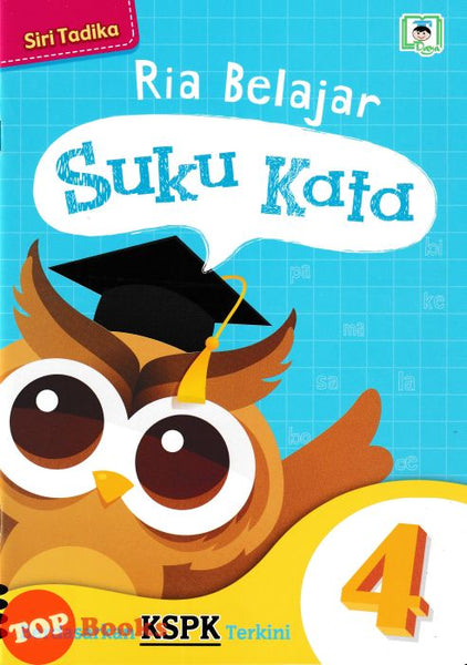 [TOPBOOKS Daya Kids] Ria Belajar Suku Kata Buku Teks 4