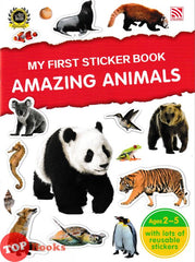 [TOPBOOKS Pelangi Kids] My First Sticker Book Amazing Animals Ages 2-5 (2024)