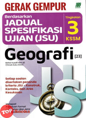 [TOPBOOKS Sasbadi] Gerak Gempur JSU Geografi Tingkatan 3 KSSM (2025)