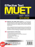 [TOPBOOKS Ilmu Bakti] Effective Text MUET CEFR-Aligned Sixth Edition (2026)