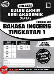 [TOPBOOKS Vision] Koleksi Ujian Akhir Sesi Akademik Bahasa Inggeris Tingkatan 1 (2026)