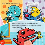 [TOPBOOKS Pelangi Kids] Siri Dani Dino Dan Rakan-Rakan Buku Tabiat Baik Dani Tidak Mengosok Gigi (2024)