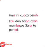 [TOPBOOKS Pelangi Kids] Siri Mudah Baca Set Ketiga Buku 4 Seronoknya Di Pantai (2022)