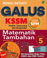 [TOPBOOKS Sasbadi] Modul Aktiviti Galus UASA Matematik Tambahan Tingkatan 5 KSSM (2025)