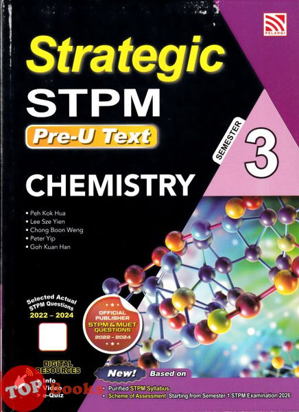 [TOPBOOKS Pelangi] Strategic STPM Pre-U Text Chemistry Semester 3 (2026)