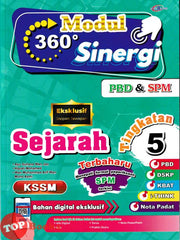 [TOPBOOKS Cemerlang] Modul 360 Sinergi Sejarah Tingkatan 5 KSSM (2024)
