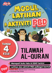[TOPBOOKS Mahir] Modul Latihan & Aktiviti PBD Tilawah Al-Quran Tahun 4 KSSR (2024)