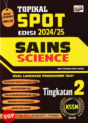 [TOPBOOKS Ilmu Didik] Topikal Spot Sains Tingkatan 2 KSSM DLP (2024)