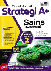 [TOPBOOKS Ilmu Bakti] Modul Aktiviti Strategi A+ Sains Tingkatan 2 KSSM Dwibahasa (2026)