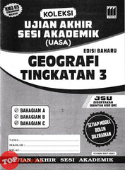 [TOPBOOKS Vision] Koleksi Ujian Akhir Sesi Akademik Geografi Tingkatan 3 (2026)