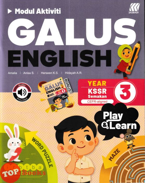 [TOPBOOKS Sasbadi] Modul Aktiviti Galus English CEFR-aligned Year 3 KSSR Semakan (2026)