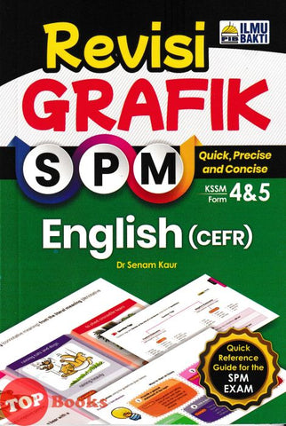 [TOPBOOKS Ilmu Bakti] Revisi Grafik SPM English CEFR Form 4 5 KSSM (2024)