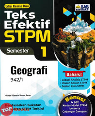 [TOPBOOKS Ilmu Bakti] Teks Efektif STPM Geografi Semester 1 (2026)