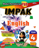 [TOPBOOKS Cemerlang] Modul Pentaksiran PBD Impak English year 4 KSSR Semakan (2026)