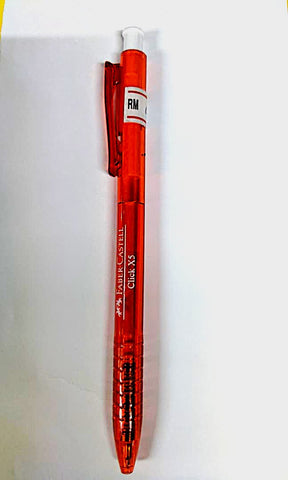 [TOPBOOKS Faber-Castell] Click X5 Ball Pen 0.5 (Red)