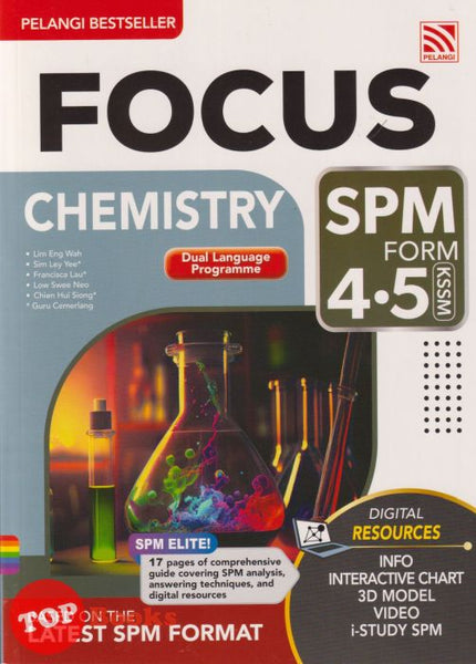 [TOPBOOKS Pelangi] Focus SPM Chemistry Form 4 5 KSSM DLP (2025)