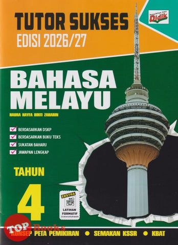 [TOPBOOKS Ilmu Didik] Tutor Sukses Bahasa Melayu Tahun 4 Semakan KSSR (2026)