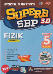 [TOPBOOKS Mahir] Modul & Aktiviti Superb 3.0 SBP Fizik Tingkatan 5 KSSM Dwibahasa (2025)