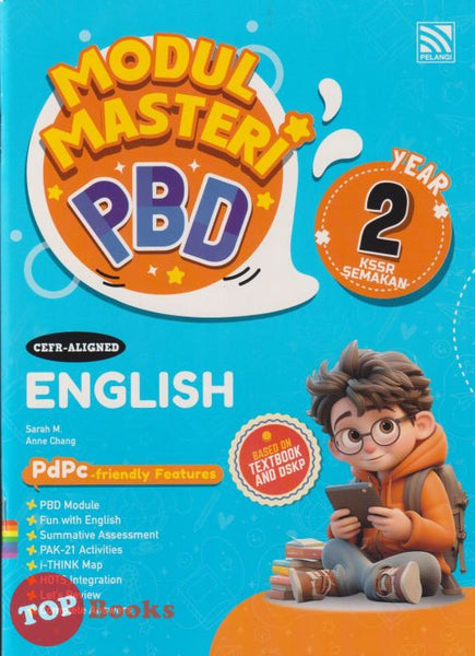 [TOPBOOKS Pelangi] Modul Masteri PBD English CEFR Aligned Year 2 KSSR Semakan (2025)