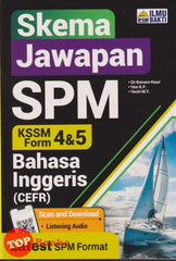 [TOPBOOKS Ilmu Bakti] Skema Jawapan SPM Bahasa Inggeris CEFR Form 4 5 KSSM (2025)