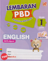 [TOPBOOKS Pelangi] Lembaran PBD English CEFR Aligned Year 1 KSSR Semakan (2025)