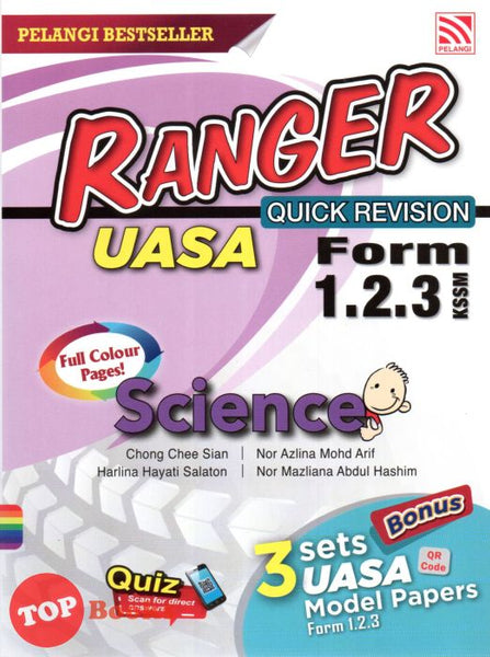 [TOPBOOKS Pelangi] Ranger Quick Revision UASA Science Form 1 2 3 KSSM