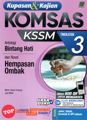 [TOPBOOKS Sasbadi] Kupasan & Kajian Komsas Novel Hempasan Ombak Tingkatan 3 KSSM (2023)