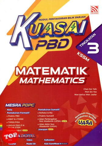 [TOPBOOKS Pelangi] Kuasai PBD Matematik Tingkatan 3 KSSM Dwibahasa (2024)
