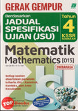 [TOPBOOKS Sasbadi] Gerak Gempur JSU Matematik Tahun 4 KSSR Semakan Dwibahasa (2025)