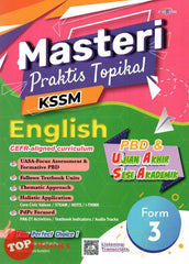 [TOPBOOKS Cemerlang] Masteri Praktis Topikal UASA English CEFR Aligned Form 3 KSSM (2023)