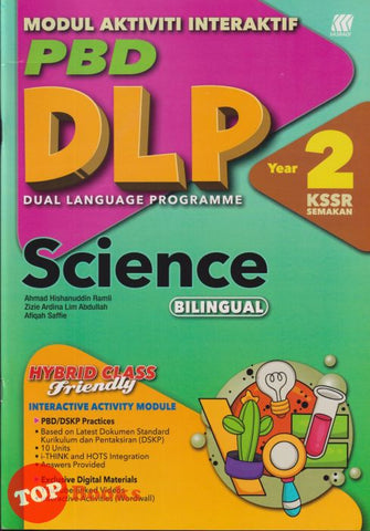 [TOPBOOKS Sasbadi] Modul Aktiviti Interaktif PBD DLP Science Year 2 KSSR Semakan Dwibahasa (2024)