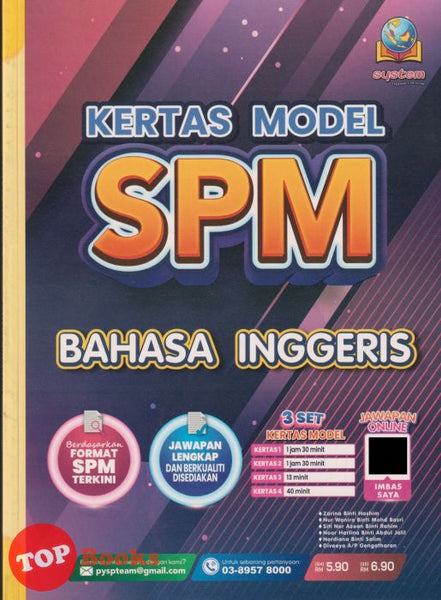 [TOPBOOKS System] Kertas Model SPM Bahasa Inggeris (2024)