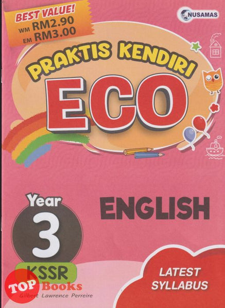 [TOPBOOKS Nusamas] Praktis Kendiri ECO English Year 3 KSSR (2024)