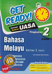 [TOPBOOKS Pelangi] Get Ready! UASA Bahasa Melayu Kertas 1 Tingkatan 2 KSSM (2024)