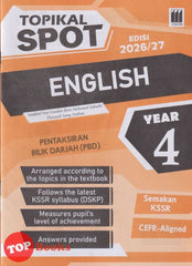 [TOPBOOKS Vision] Topikal Spot PBD English CEFR Aligned Year 4 Semakan KSSR (2026)