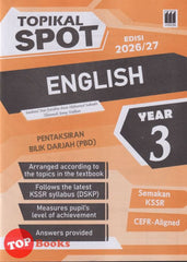 [TOPBOOKS Vision] Topikal Spot PBD English CEFR Aligned Year 3 Semakan KSSR (2026)