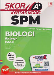[TOPBOOKS Pelangi] Skor A+ Kertas Model SPM Biologi Dwibahasa (2024)