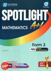[TOPBOOKS Pan Asia] Spotlight A+1 Mathematics Form 3 KSSM (2023)