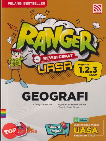 [TOPBOOKS Pelangi] Ranger Revisi Cepat UASA Geografi Tingkatan 1 2 3 KSSM (2025)