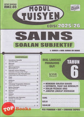 [TOPBOOKS Ilmu Didik] Modul Tuisyen Sains Soalan Subjektif Tahun 6 KSSR Semakan DLP (2025)