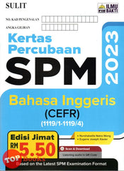 [TOPBOOKS Ilmu Bakti] Kertas Percubaan SPM Bahasa Inggeris CEFR (2023)