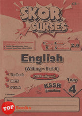 [TOPBOOKS Cemerlang] Skor Sukses UASA 2.0 English CEFR Aligned Writing Part 6 Year 4 KSSR Semakan (2025)