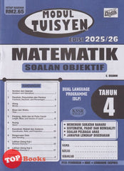 [TOPBOOKS Ilmu Didik] Modul Tuisyen Matematik Soalan Objektif Tahun 4 KSSR Semakan DLP (2025)