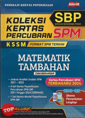 [TOPBOOKS Mahir] Koleksi Kertas Percubaan SPM SBP Matematik Tambahan KSSM Dwibahasa (2025)